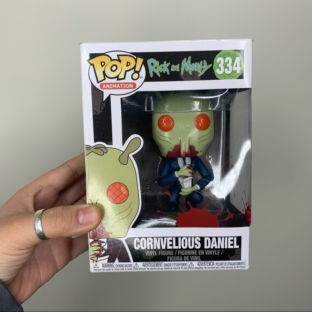 Funko Pop Rick and Morty Cornvelious Daniel with Box